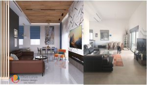 עיצוב סלון שוהם